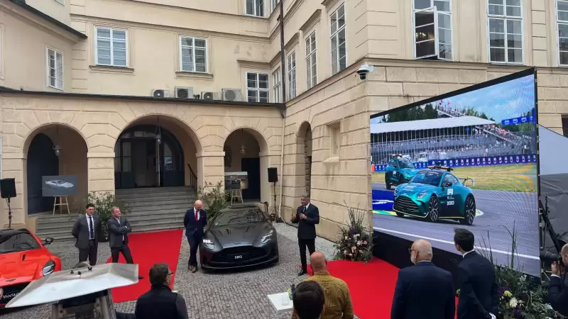 Aston Martin press conference